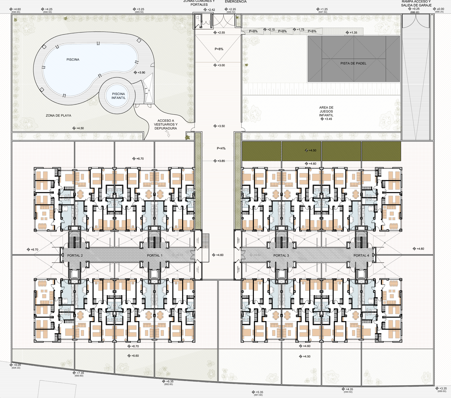 Plano grande de la planta de Puerta de Boadilla